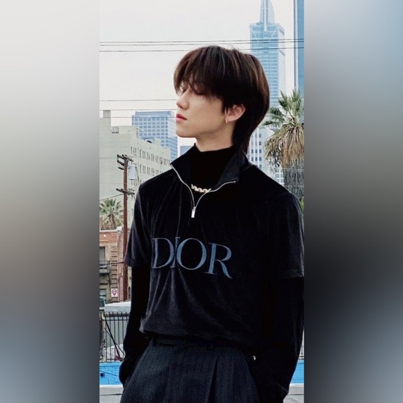 VELVET ZIPPERED DIOR TOP - Picture 1 of 3